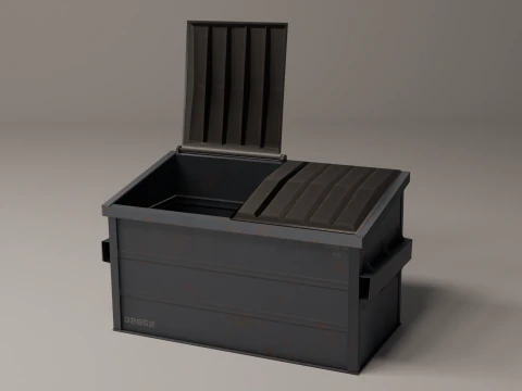 Kit bidone della spazzatura Modello 3D