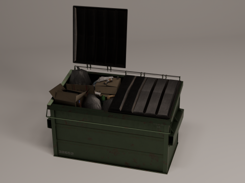 Garbage Can Kit 3D 模型