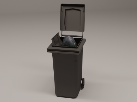 Garbage Can Kit 3D 模型