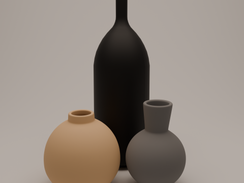 Ceramic Vase Set of 3 Model 3D