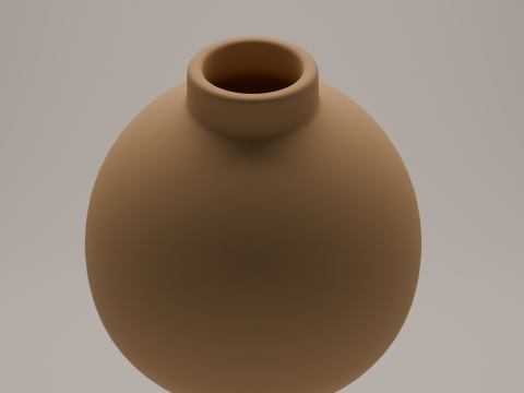 Ceramic Vase Set of 3 Model 3D