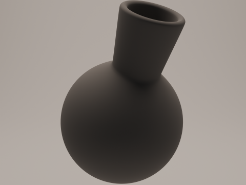 Ceramic Vase Set of 3 Model 3D