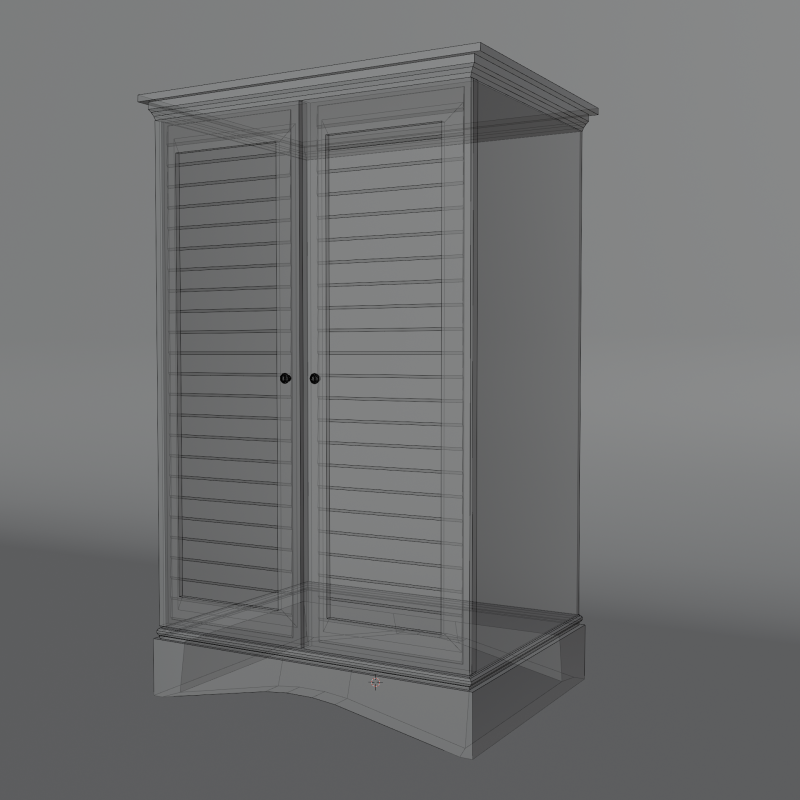 बड़ी कैबिनेट 3D मॉडल .c4d .max .obj .3ds .fbx .stl .blend 