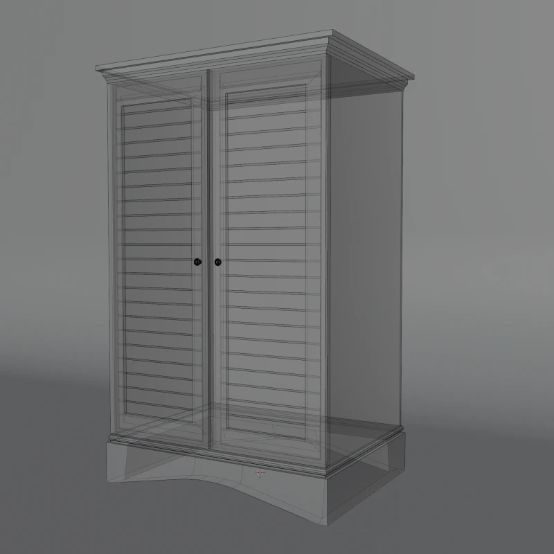 Big Cabinet 3D Model .c4d .max .obj .3ds .fbx .stl .blend 