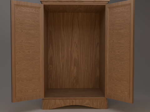 बड़ी कैबिनेट 3D मॉडल