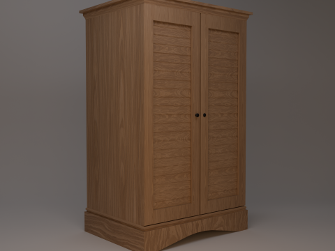 बड़ी कैबिनेट 3D मॉडल