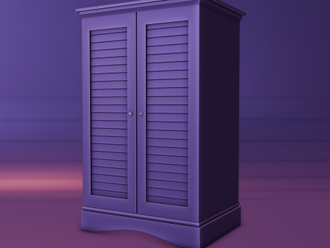 बड़ी कैबिनेट 3D मॉडल