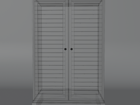 बड़ी कैबिनेट 3D मॉडल