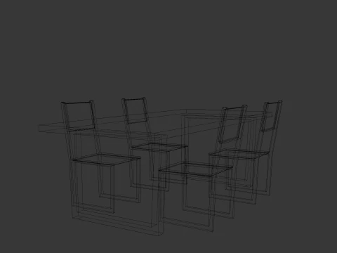 Furniture set 3D Model