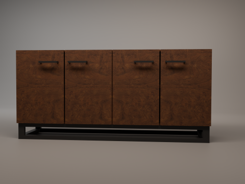 Insieme di mobili Modello 3D