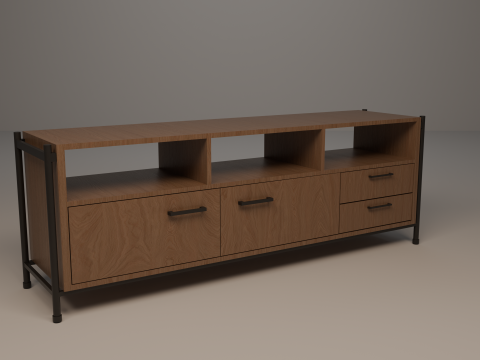 Insieme di mobili Modello 3D