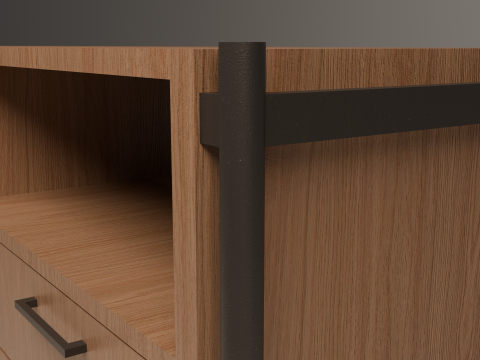 Insieme di mobili Modello 3D