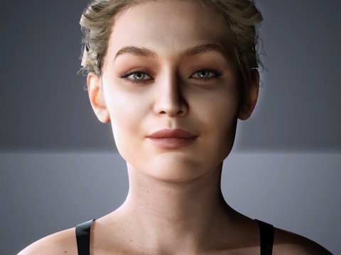 Gigi Hadid Character 3Dモデル