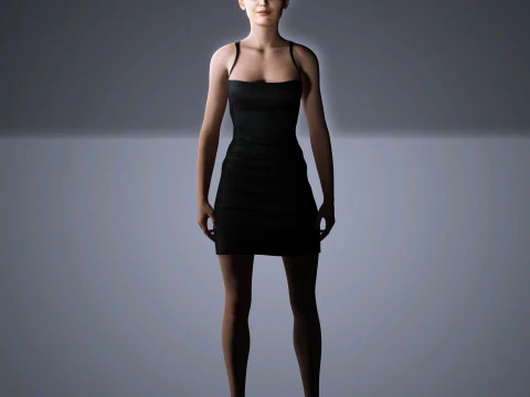 Gigi Hadid Character 3D Model