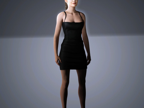 Gigi Hadid Character 3Dモデル