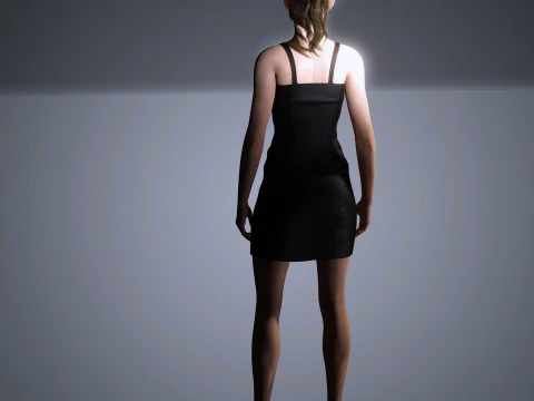 Gigi Hadid Character 3D Model