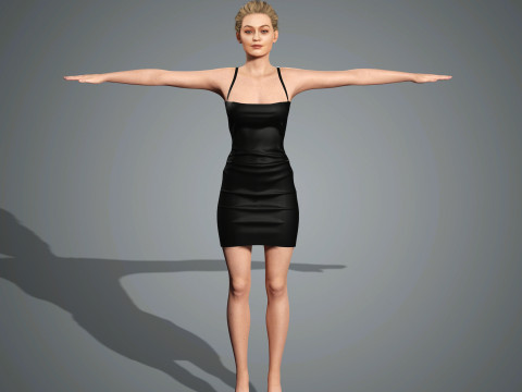 Gigi Hadid Character 3Dモデル