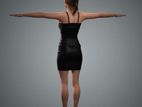 Gigi Hadid Character 3D Model