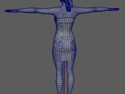 Gigi Hadid Character 3D Model