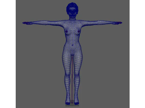 Gigi Hadid Character 3D Model