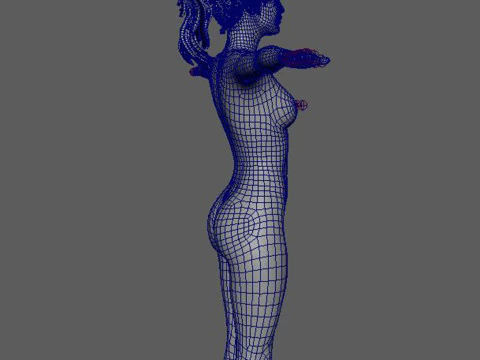 Gigi Hadid Character 3D Model