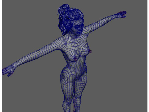 Gigi Hadid Character 3Dモデル