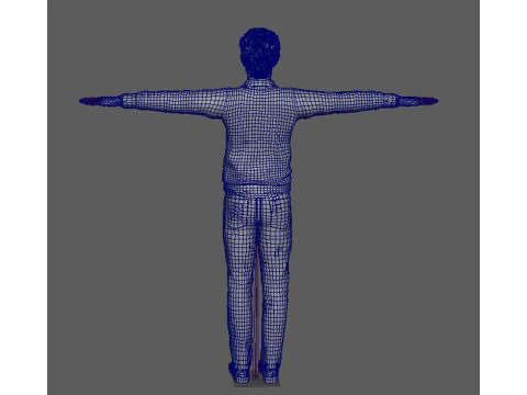 Ansel Elgort Character Low poly 3D Model