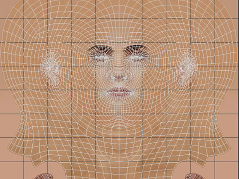Jennifer Connelly Character Low-poly 3D Model