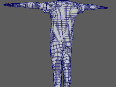 Daniel Kaluuya Character Low-poly 3D Model