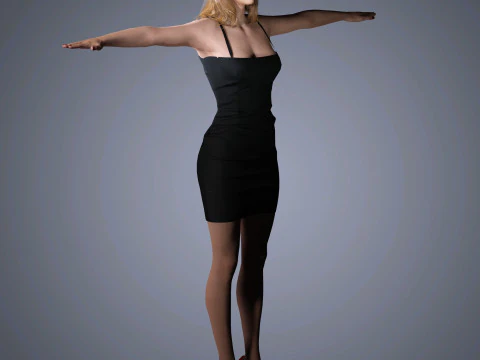 Kate Winslet Character 3D Model