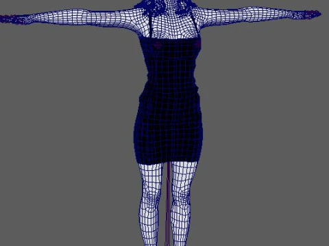 Kate Winslet Character 3D Model
