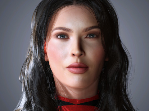Megan Fox Character 3Dモデル