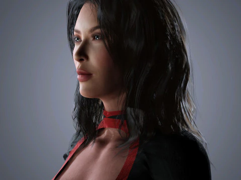 Megan Fox Character 3D Model