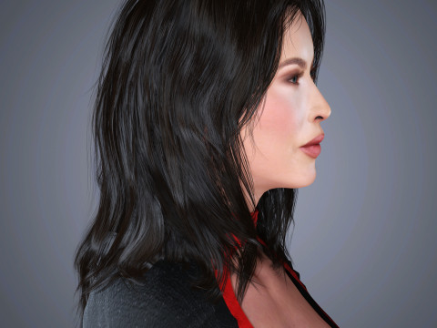 Megan Fox Character 3D 模型