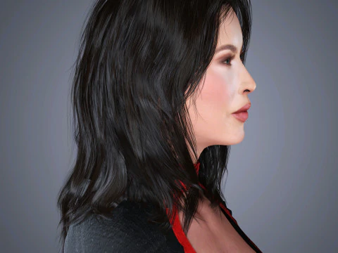 Megan Fox Character 3D Model