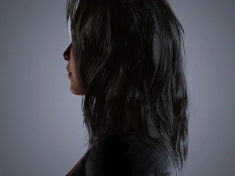 Megan Fox Character 3D Model