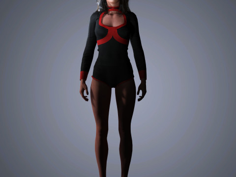 Megan Fox Character 3D 模型