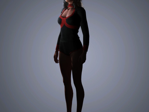 Megan Fox Character 3D 模型