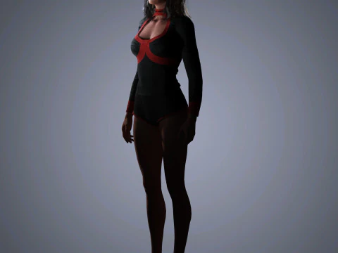 Megan Fox Character 3D Model