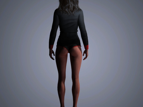 Megan Fox Character 3D 模型