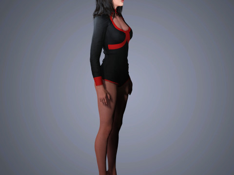 Megan Fox Character 3D 模型