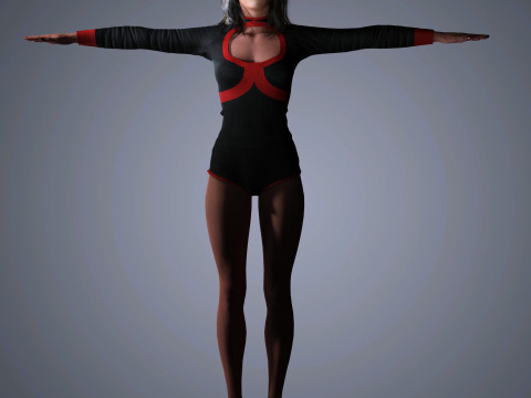 Megan Fox Character 3D 模型