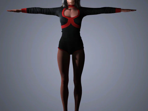 Megan Fox Character 3D Model