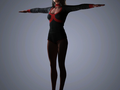 Megan Fox Character 3D 模型