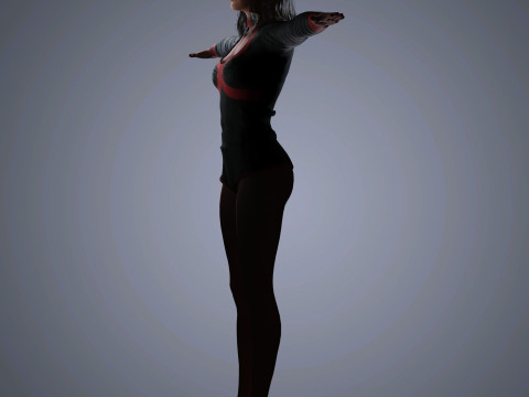 Megan Fox Character 3D 模型