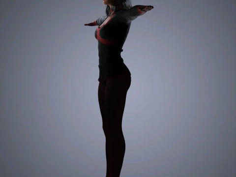 Megan Fox Character 3D Model