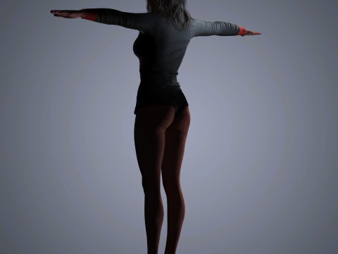 Megan Fox Character 3D 模型