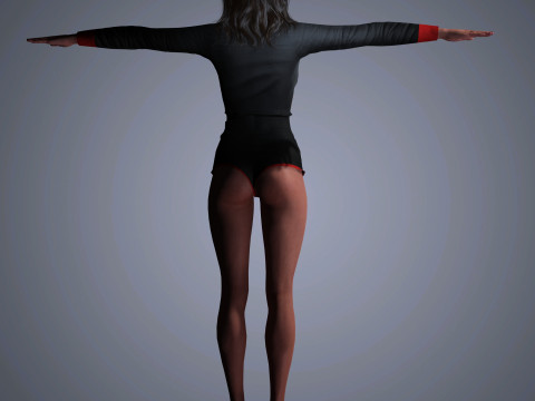 Megan Fox Character 3D 模型