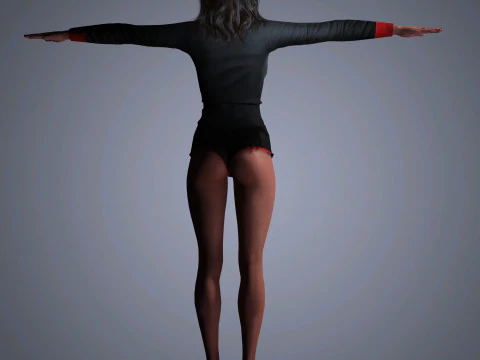 Megan Fox Character 3D Model