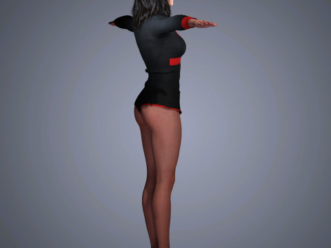Megan Fox Character 3D 模型